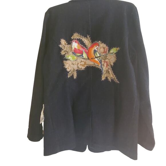 INC International Concept Reworked Restyled Denim Long Jacket‎ Women's XL - Picture 4 of 12